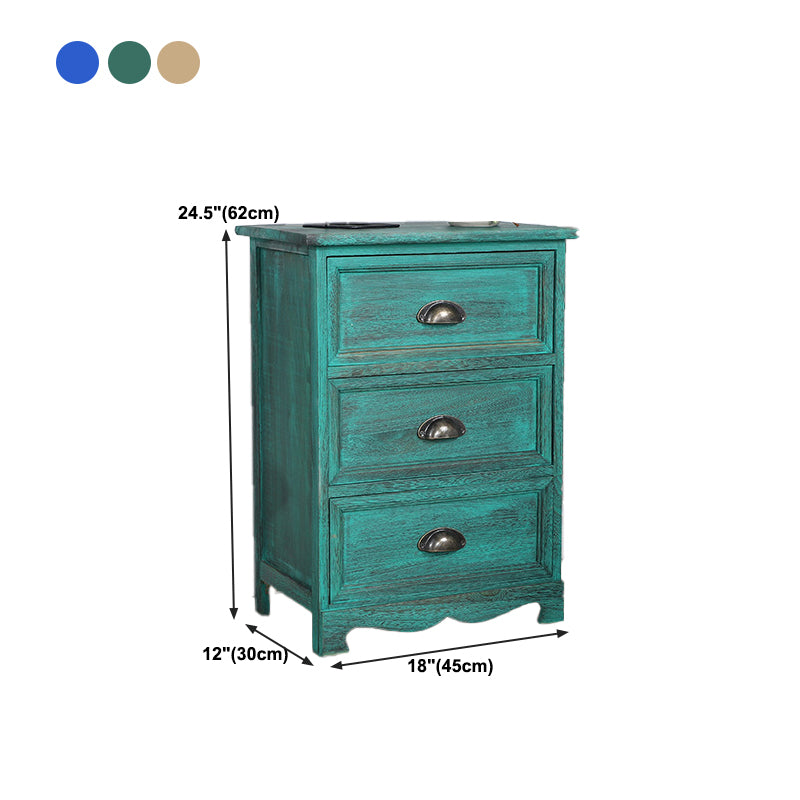 Traditional Style Storage Chest Bedroom Vertical Wooden Storage Chest Dresser with Drawers