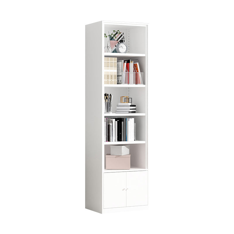 Metal Enclosed Bookshelf Modern Minimalist Rectangular Standard Bookcase