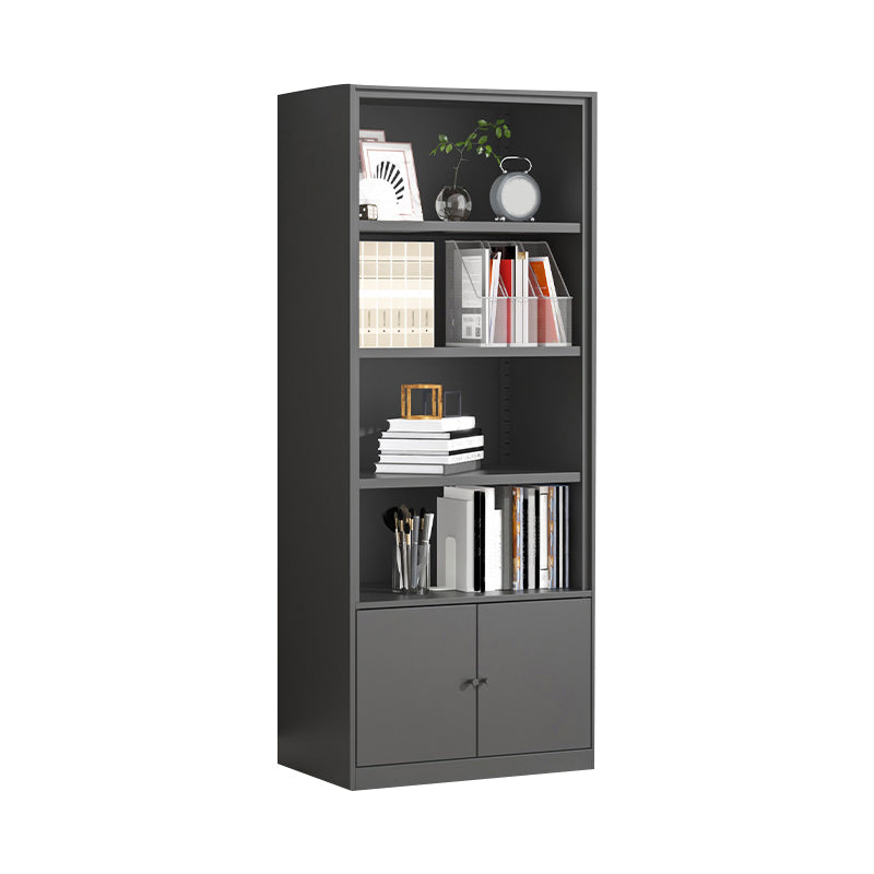 Metal Enclosed Bookshelf Modern Minimalist Rectangular Standard Bookcase