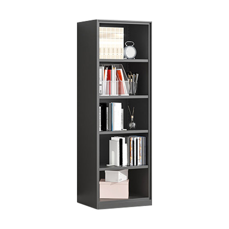 Metal Enclosed Bookshelf Modern Minimalist Rectangular Standard Bookcase