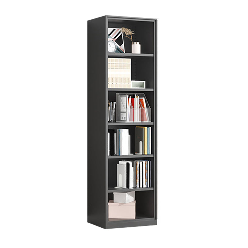 Metal Enclosed Bookshelf Modern Minimalist Rectangular Standard Bookcase