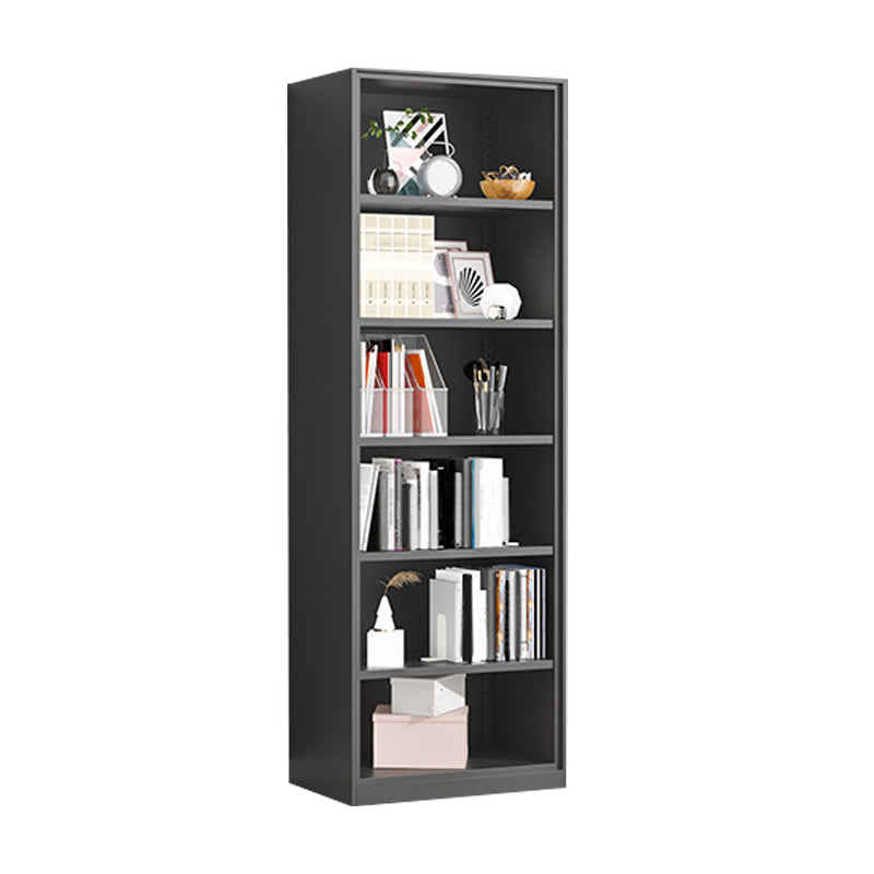 Metal Enclosed Bookshelf Modern Minimalist Rectangular Standard Bookcase