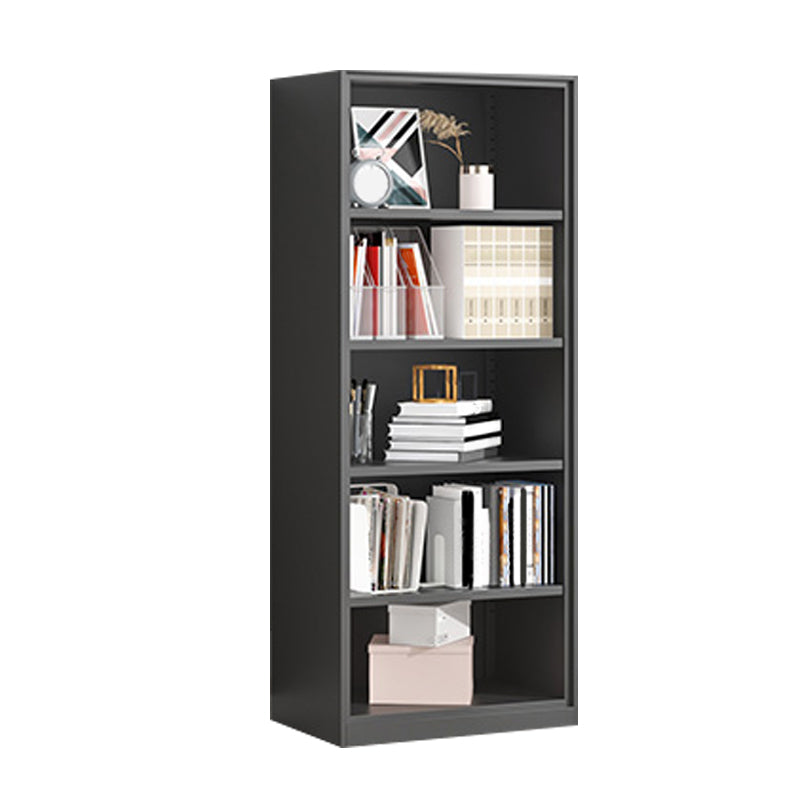 Metal Enclosed Bookshelf Modern Minimalist Rectangular Standard Bookcase