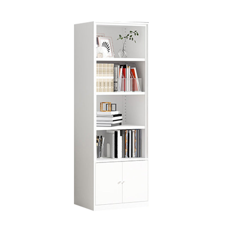 Metal Enclosed Bookshelf Modern Minimalist Rectangular Standard Bookcase