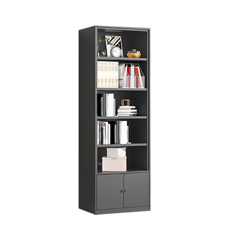 Metal Enclosed Bookshelf Modern Minimalist Rectangular Standard Bookcase