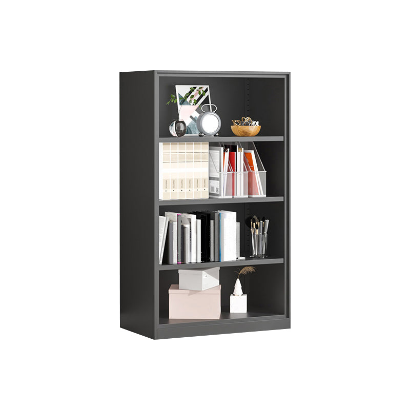 Metal Enclosed Bookshelf Modern Minimalist Rectangular Standard Bookcase