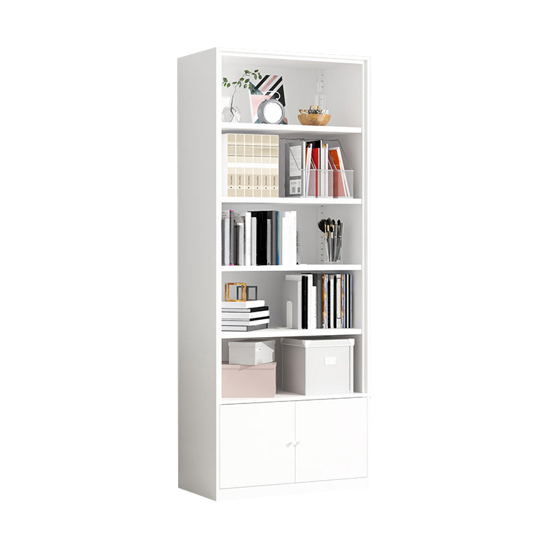 Metal Enclosed Bookshelf Modern Minimalist Rectangular Standard Bookcase