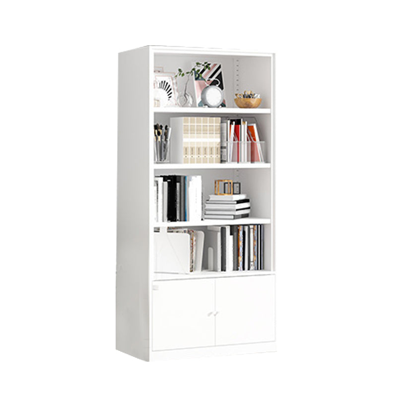 Metal Enclosed Bookshelf Modern Minimalist Rectangular Standard Bookcase