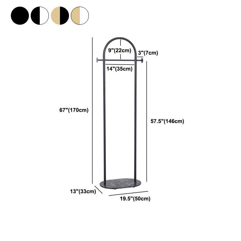 Hall Tree Modern Coat Rack Metal Hall Stand Entryway Kit with Hooks