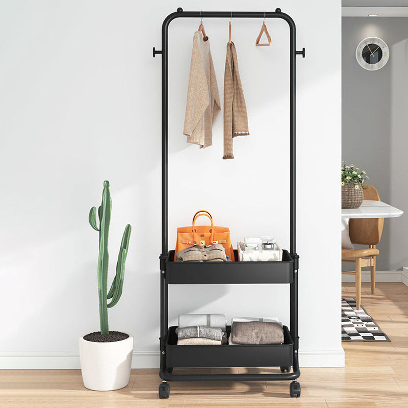 Industrial Coat Rack Storage Shelf Entryway Kit Coat Hanger for Living Room