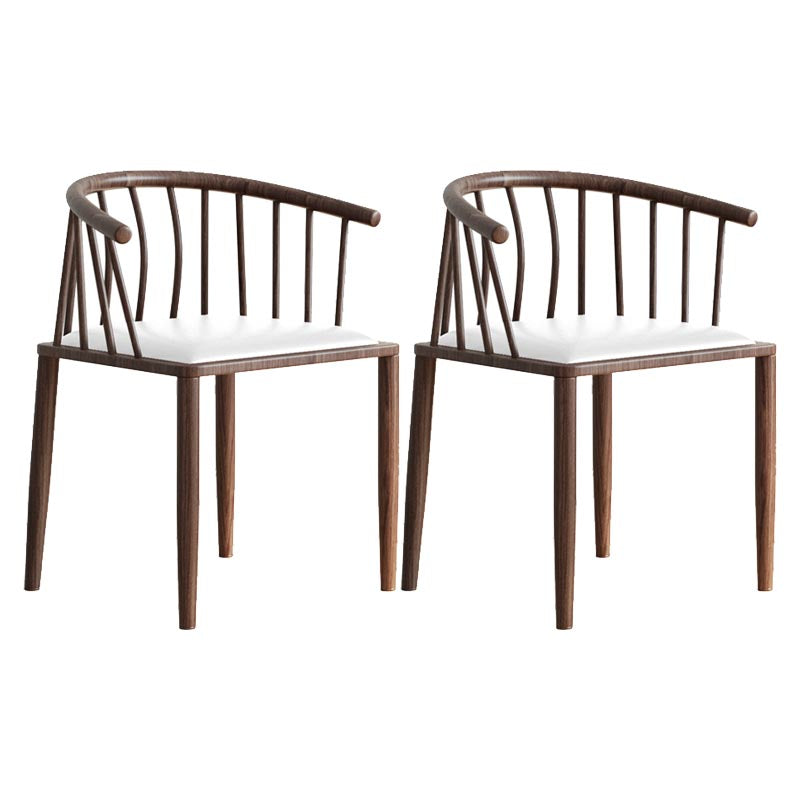 Windsor Back Metal Arm Chair Contemporary Kitchen Dining Chair