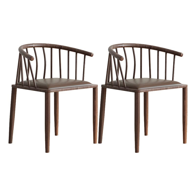 Windsor Back Metal Arm Chair Contemporary Kitchen Dining Chair