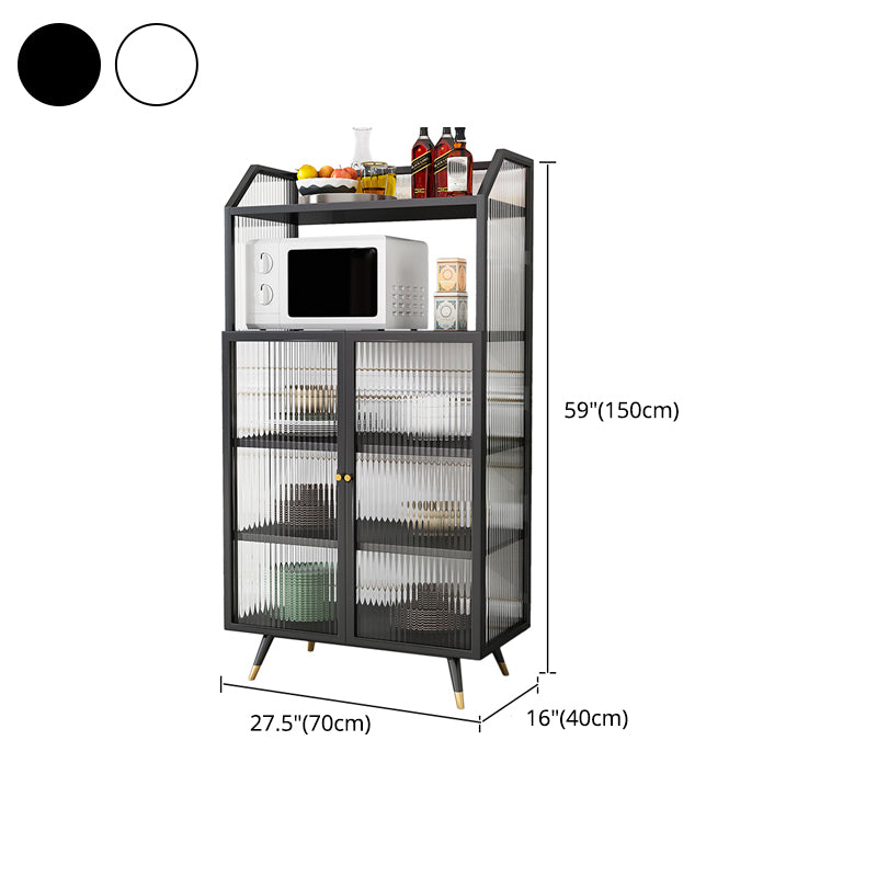 2-Door Sideboard Glam Style Sideboard Cabinet for Living Room and Kitchen