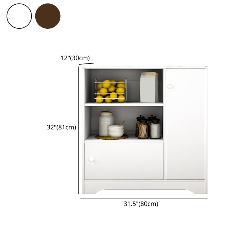 Contemporary Sideboard Engineered Wood Dining Sideboard Table for Living Room