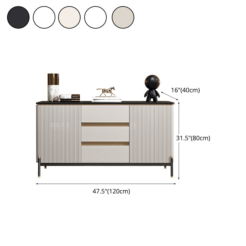 31.50"H Sideboard Glam Style Sideboard Buffet for Living Room and Kitchen