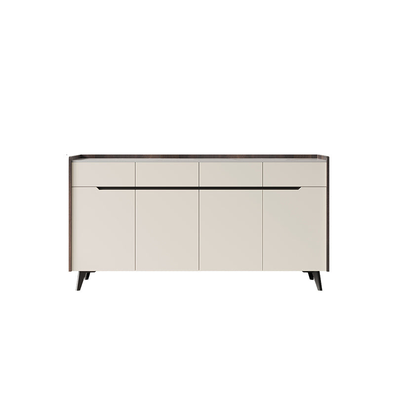 Rectangle Sideboard Cabinet Luxury Sintered Stone Sideboard with Drawers and Doors