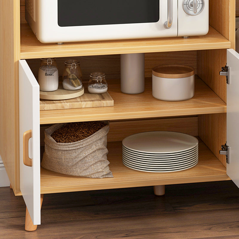 Contemporary Sideboard Engineered Wood Dining Sideboard Table with Storage