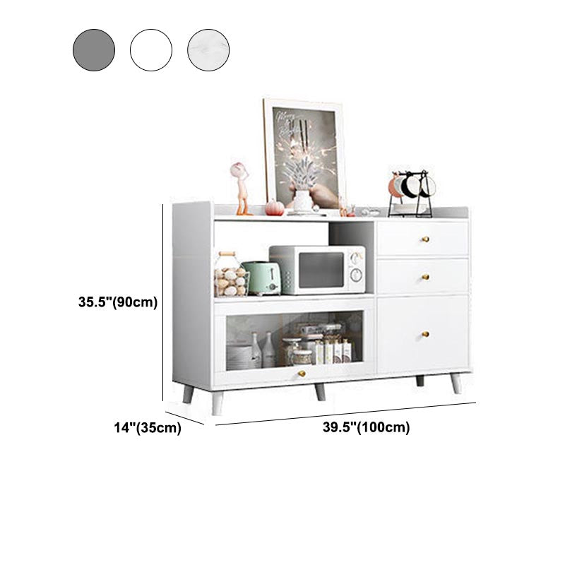 Engineered Wood Modern Sideboard Kitchen Dining Room Sideboard