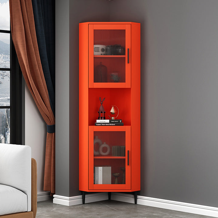 Modern MDF Server Buffet Living Room Glass Doors Cabinet Buffet for Home