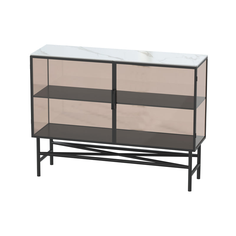 Modern Style Sideboard with Metal Legs Storage Sideboard for Kitchen Bar