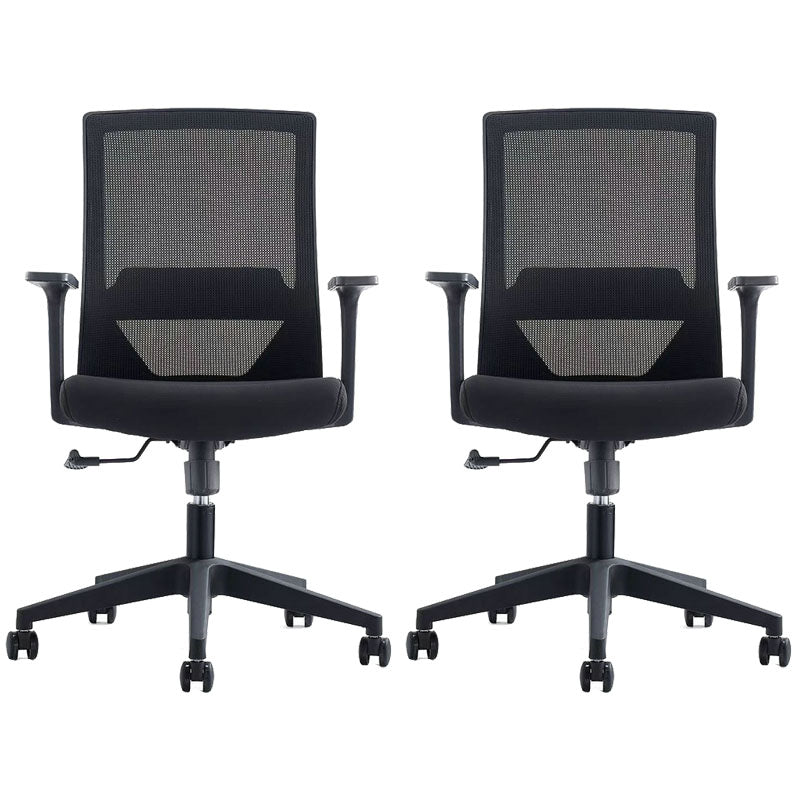 Middle/High Back Desk Chair Sponge Cushion Adjustable Office Chair