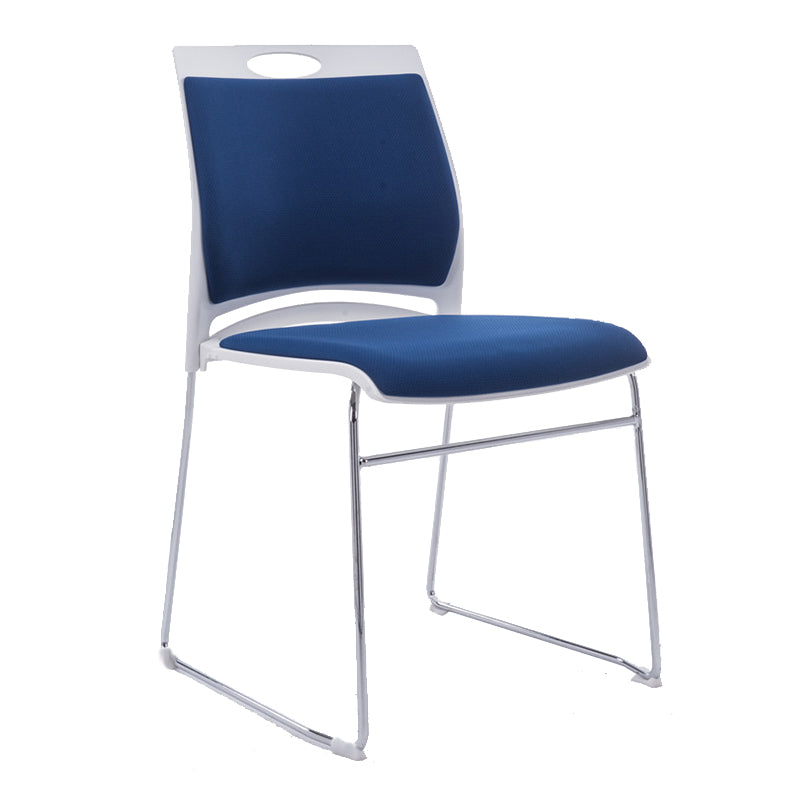 Mid-back Office Chair Plastic/Sponge Seat Armless Office Chair