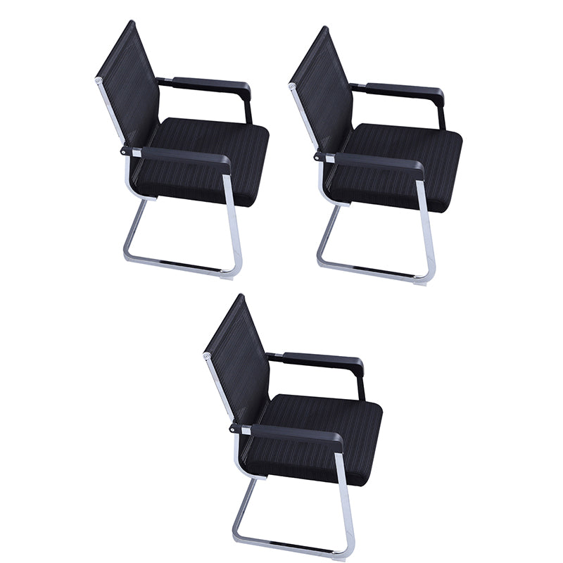 Middle/High Back Desk Chair Sponge Mesh Cushion Bow Office Chair