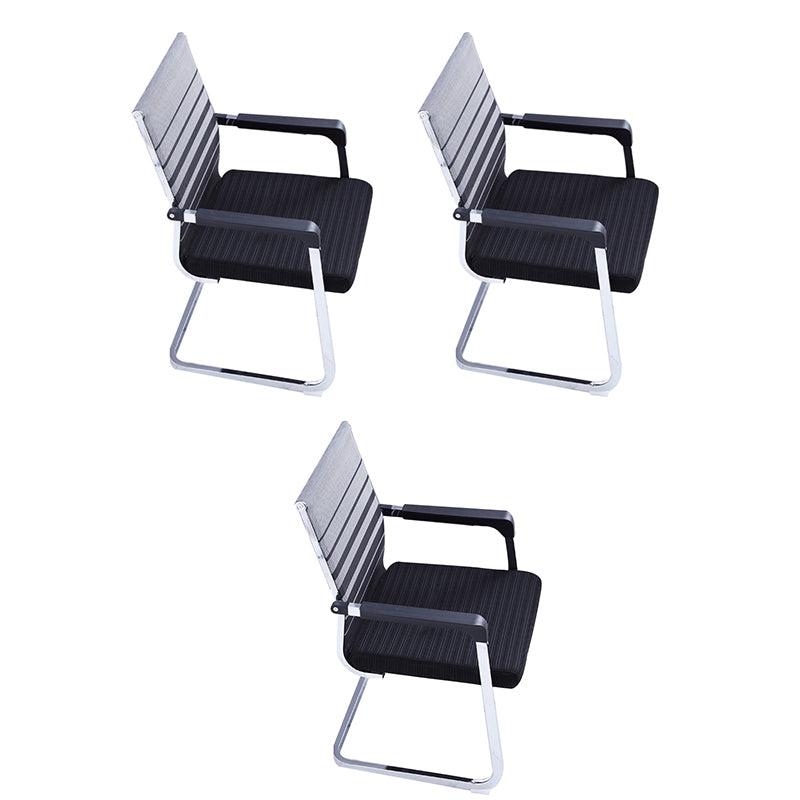 Middle/High Back Desk Chair Sponge Mesh Cushion Bow Office Chair