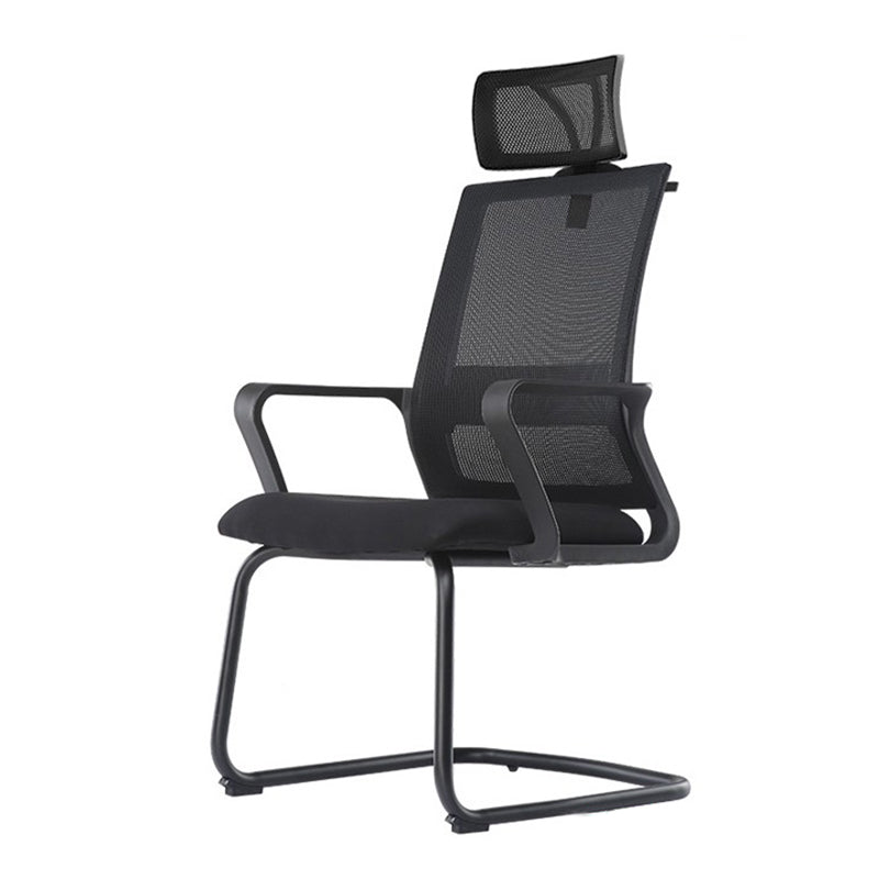 Modern Black Desk Chair Adjustable Height Office Chair for Home Office