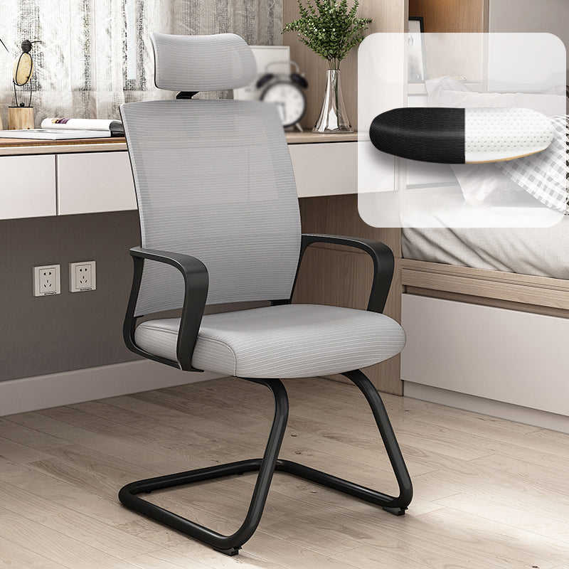 Modern Style Office Chair Fixed Arms No Distressing Desk Chair