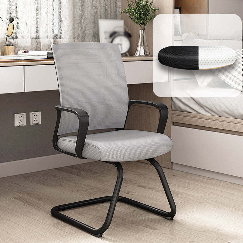 Modern Style Office Chair Fixed Arms No Distressing Desk Chair