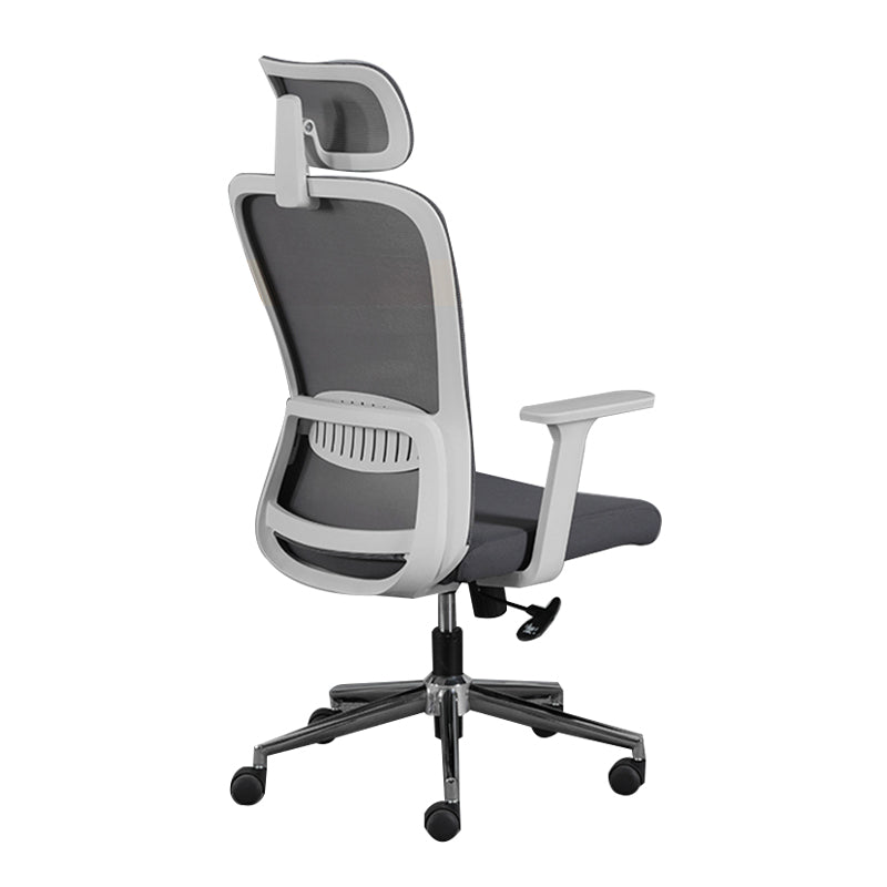 Contemporary Style Office Chair Lumbar Support Mesh Desk Chair