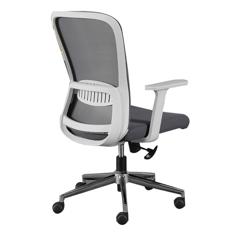 Contemporary Style Office Chair Lumbar Support Mesh Desk Chair