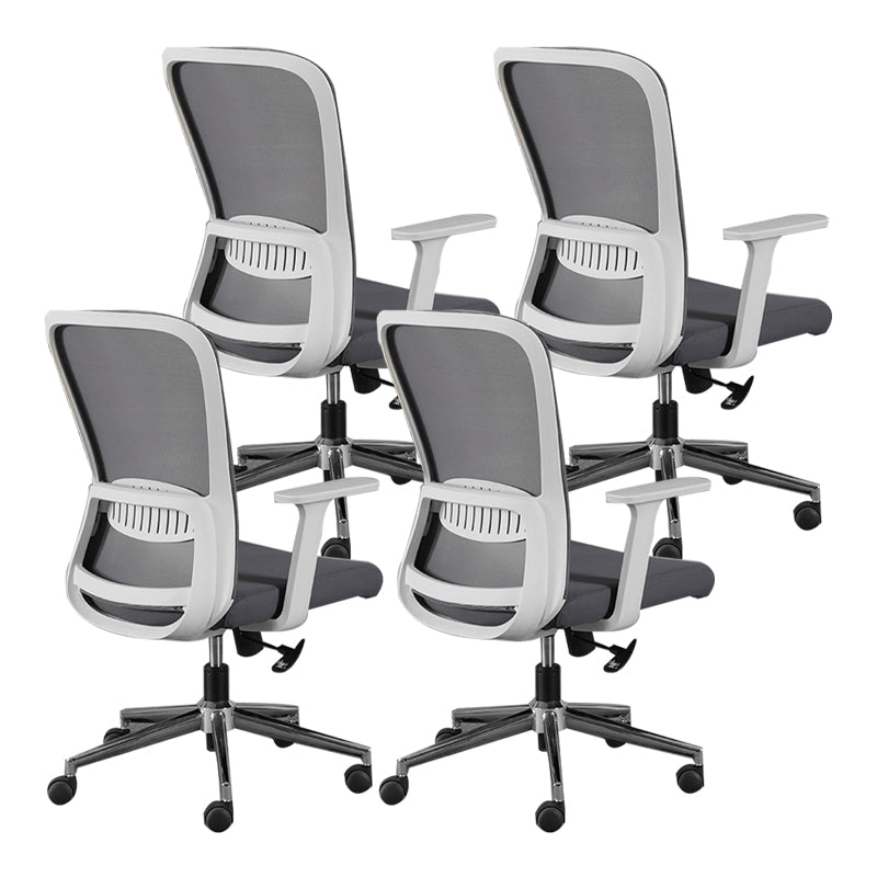 Contemporary Style Office Chair Lumbar Support Mesh Desk Chair