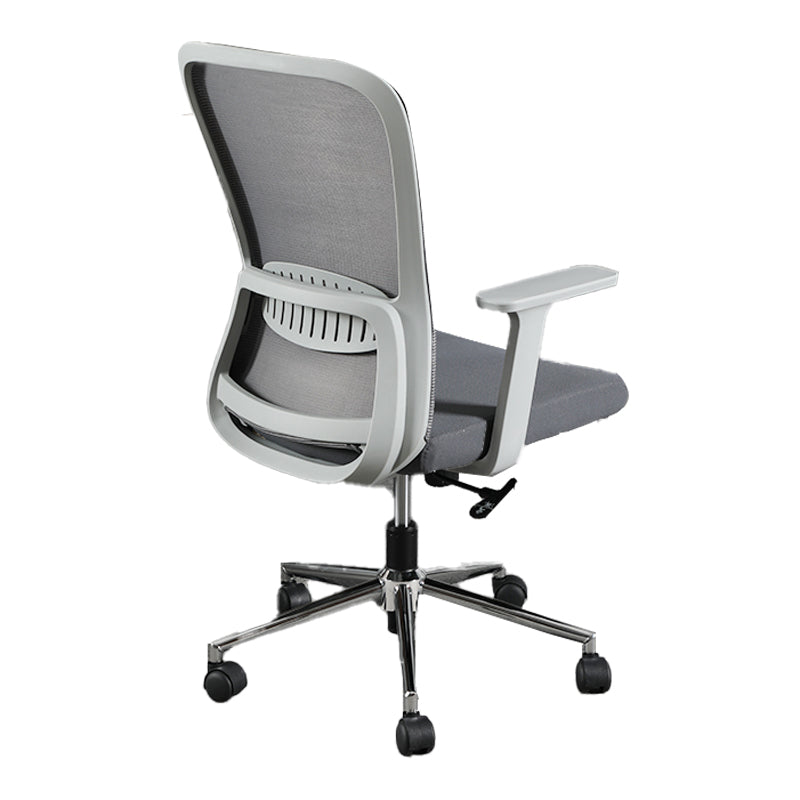 Contemporary Style Office Chair Lumbar Support Mesh Desk Chair