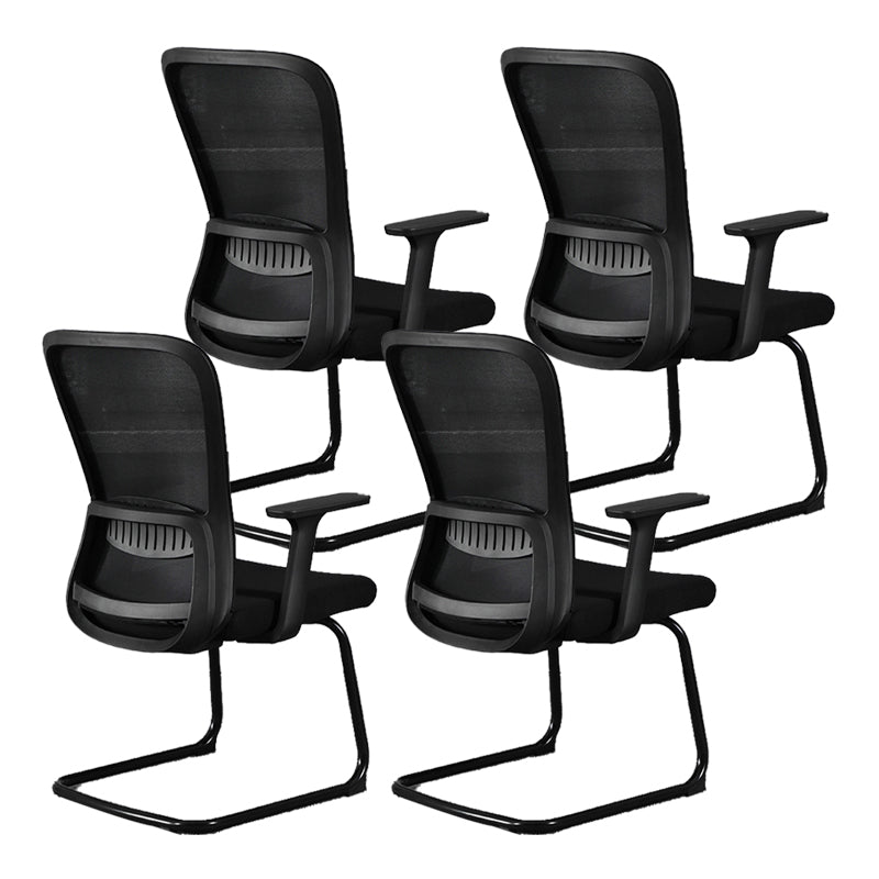 Contemporary Style Office Chair Lumbar Support Mesh Desk Chair