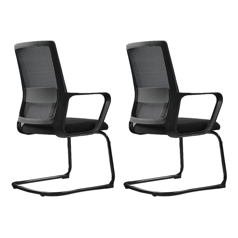 Contemporary Style Office Chair Lumbar Support Mesh Desk Chair