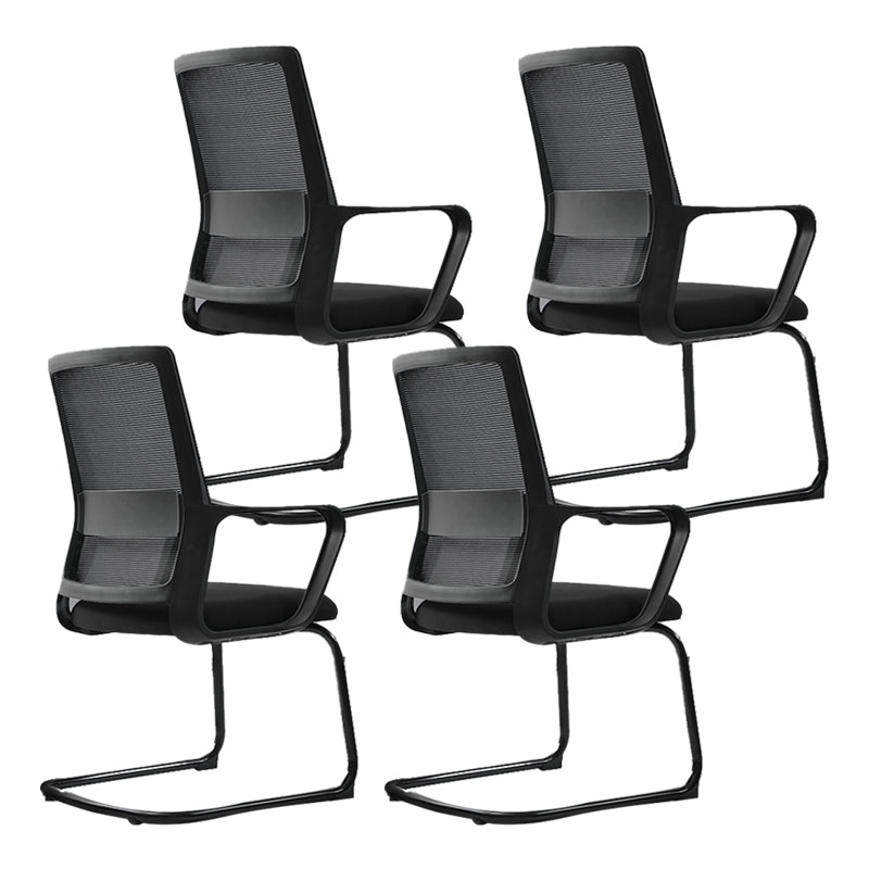 Contemporary Style Office Chair Lumbar Support Mesh Desk Chair