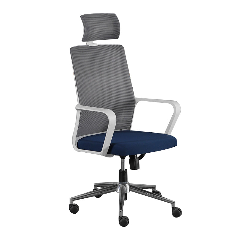 Contemporary Style Office Chair Lumbar Support Mesh Desk Chair