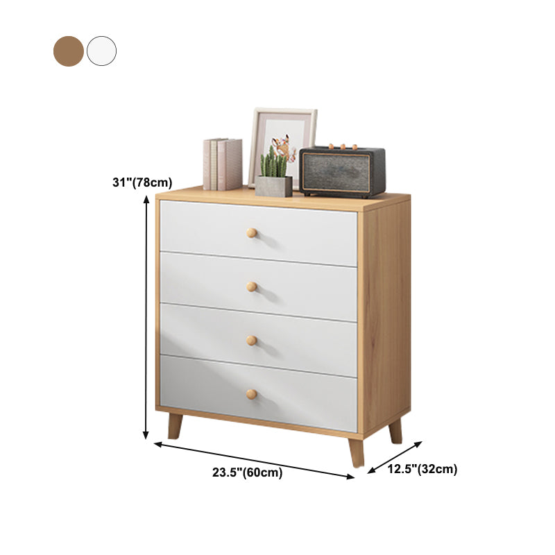 Wooden Storage Chest Dresser Bedside Storage Chest for Bedroom