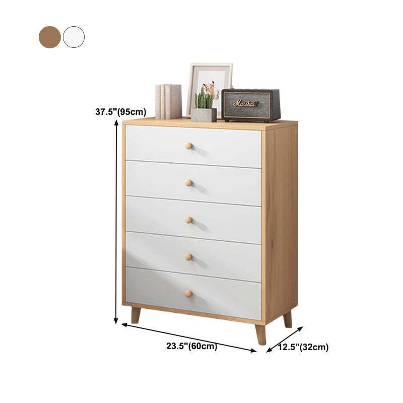 Wooden Storage Chest Dresser Bedside Storage Chest for Bedroom