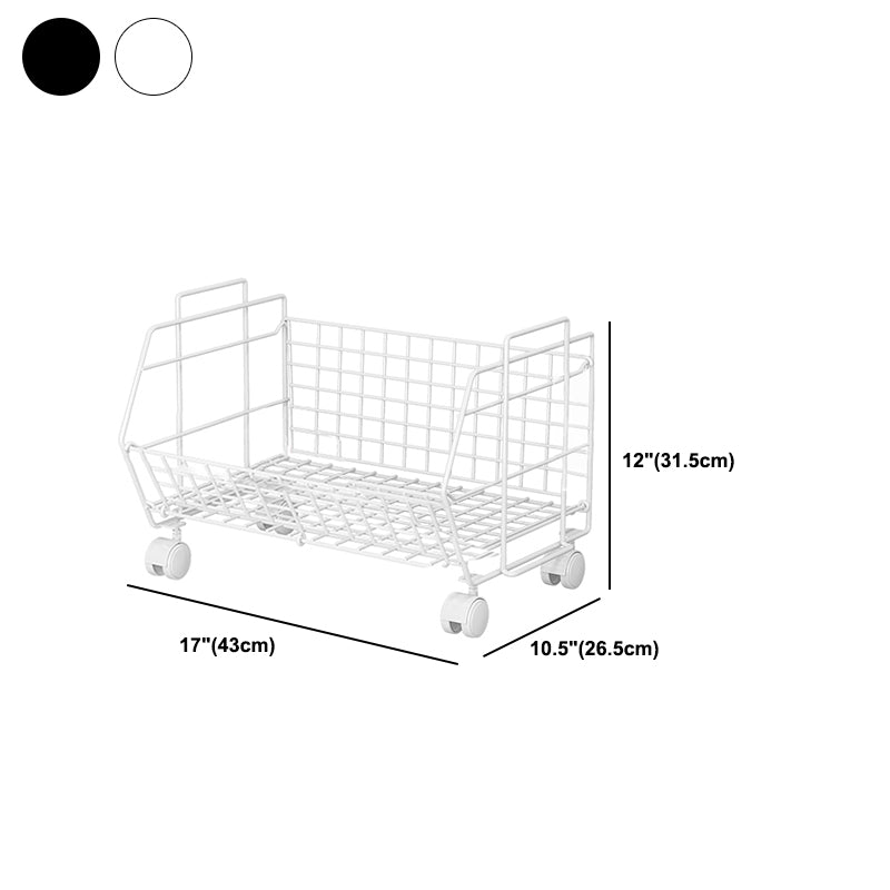 Modern Metal Bookcase, Geometric Bookshelf for Any Room, 17" L X 10.5" W