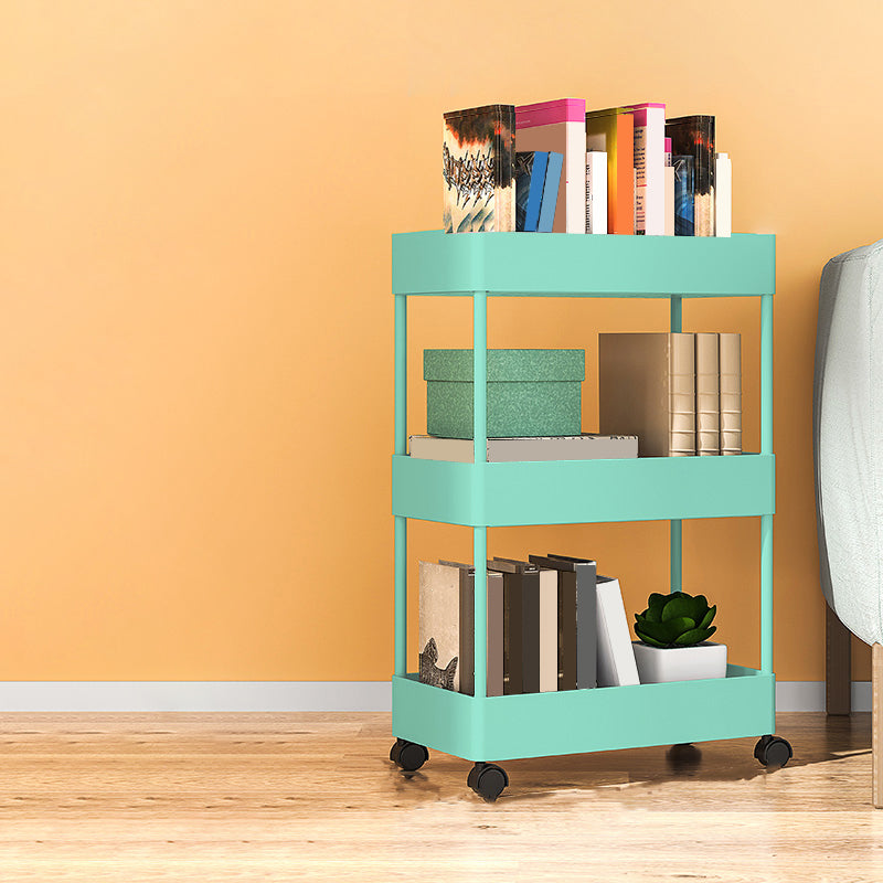 Modern Plastic Bookcase, Plastic Bookshelf for Any Room, 16" L