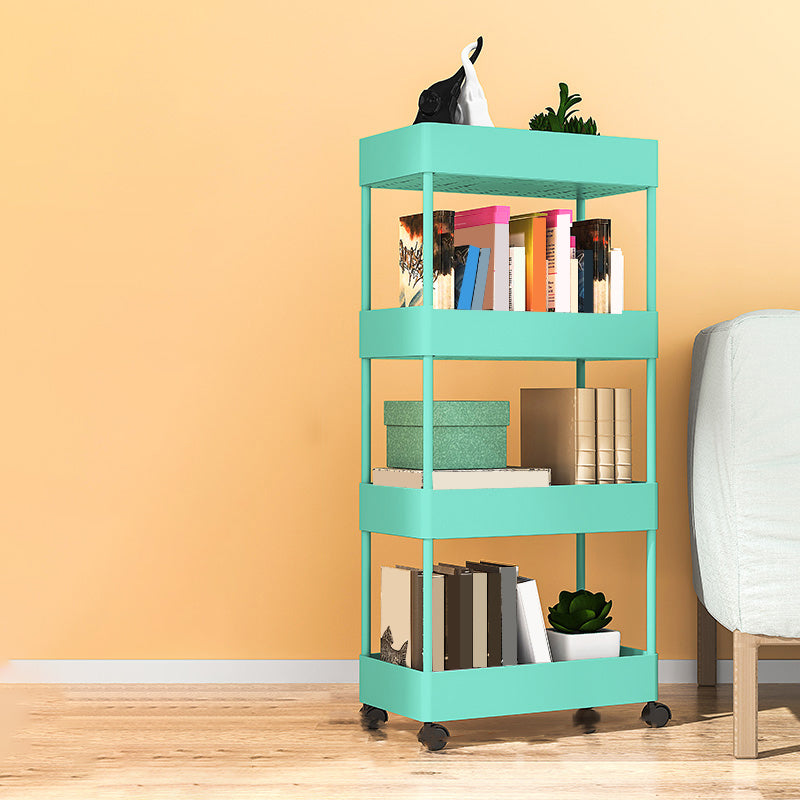 Modern Plastic Bookcase, Plastic Bookshelf for Any Room, 16" L