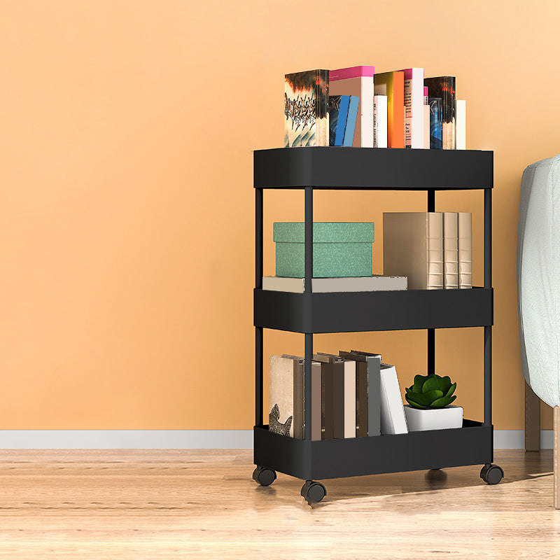 Modern Plastic Bookcase, Plastic Bookshelf for Any Room, 16" L