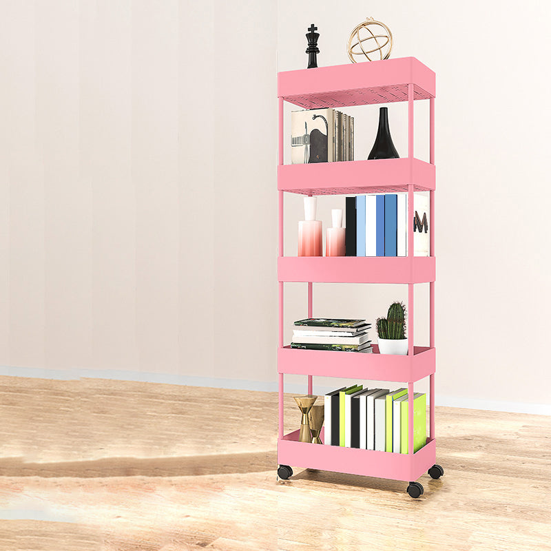 Modern Plastic Bookcase, Plastic Bookshelf for Any Room, 16" L