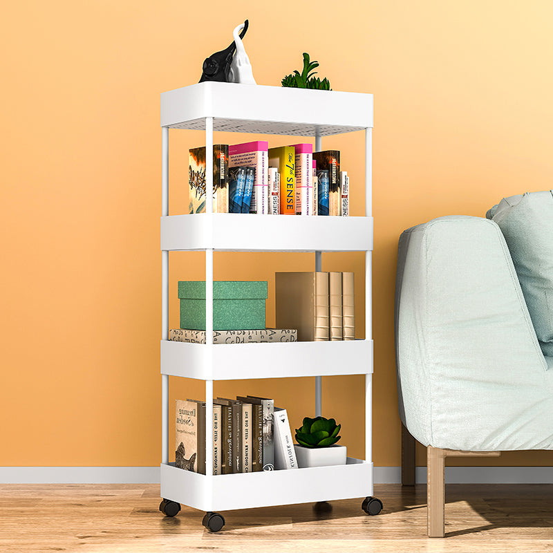 Modern Plastic Bookcase, Plastic Bookshelf for Any Room, 16" L