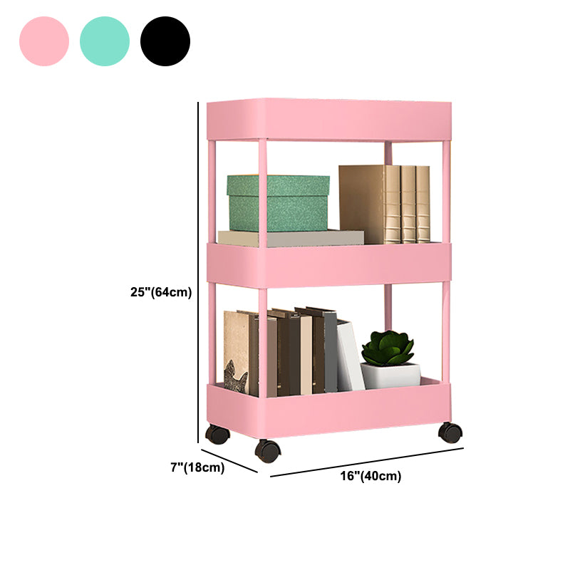 Modern Plastic Bookcase, Plastic Bookshelf for Any Room, 16" L