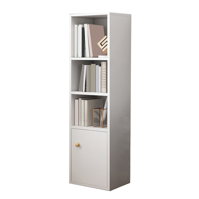 Closed Wooden Bookcase Modern Minimalist Home Corner Bookshelf