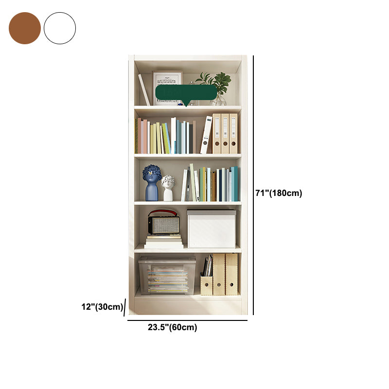 Closed Wooden Bookcase Modern Minimalist Home Corner Bookshelf